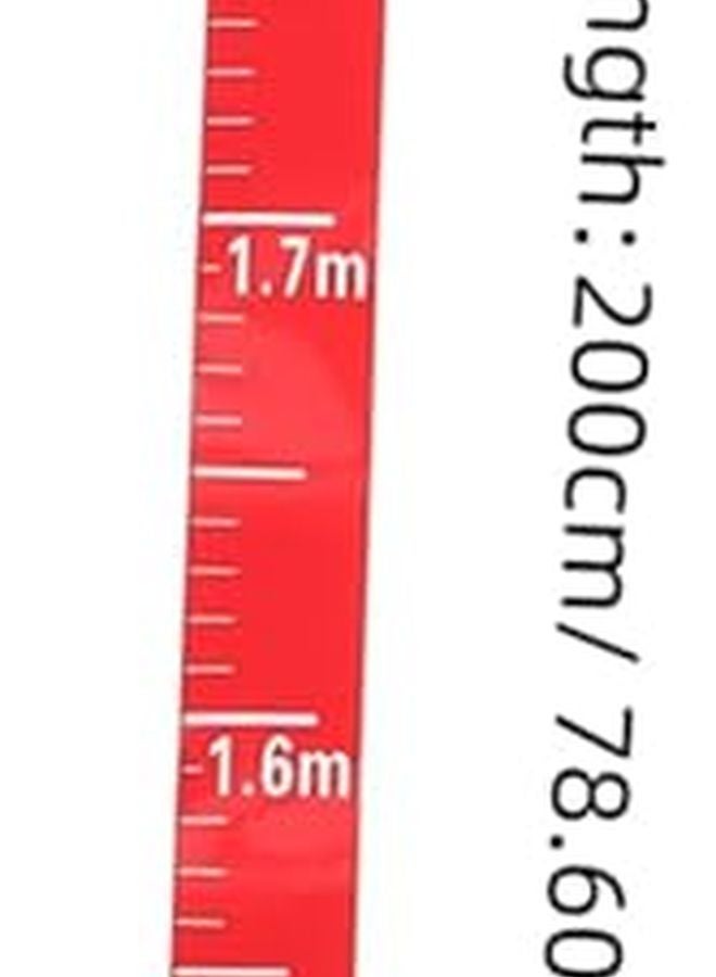 مقياس مستوى الماء العاكز ملصق ذاتي اللصق مسطرة قياس الماء لحوض السباحة حوض الأسماك الخزان البركة - Image 2